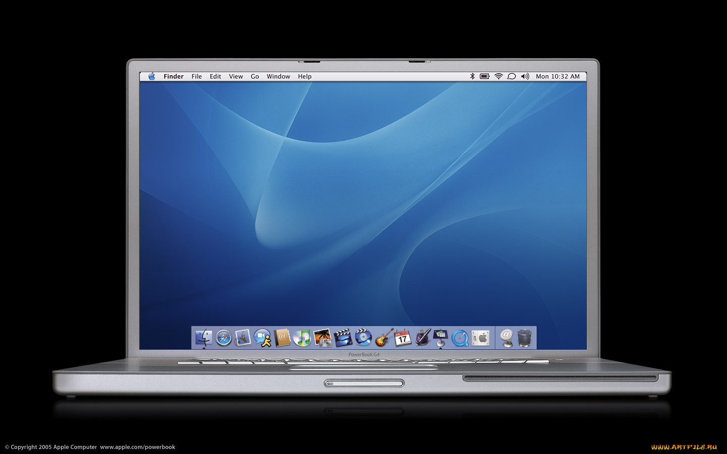 Картинка на монитор ноутбука. Apple POWERBOOK g4. POWERBOOK g5. Монитор ноутбука. Изображение монитора ноутбука.
